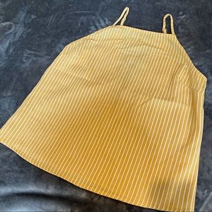 Harper yellow striped tank